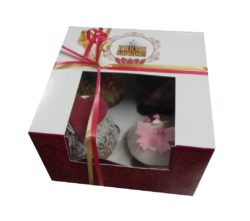 Gift Box of 4 cupcakes