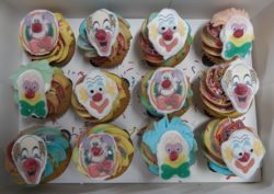 Mini Clown Cupcakes