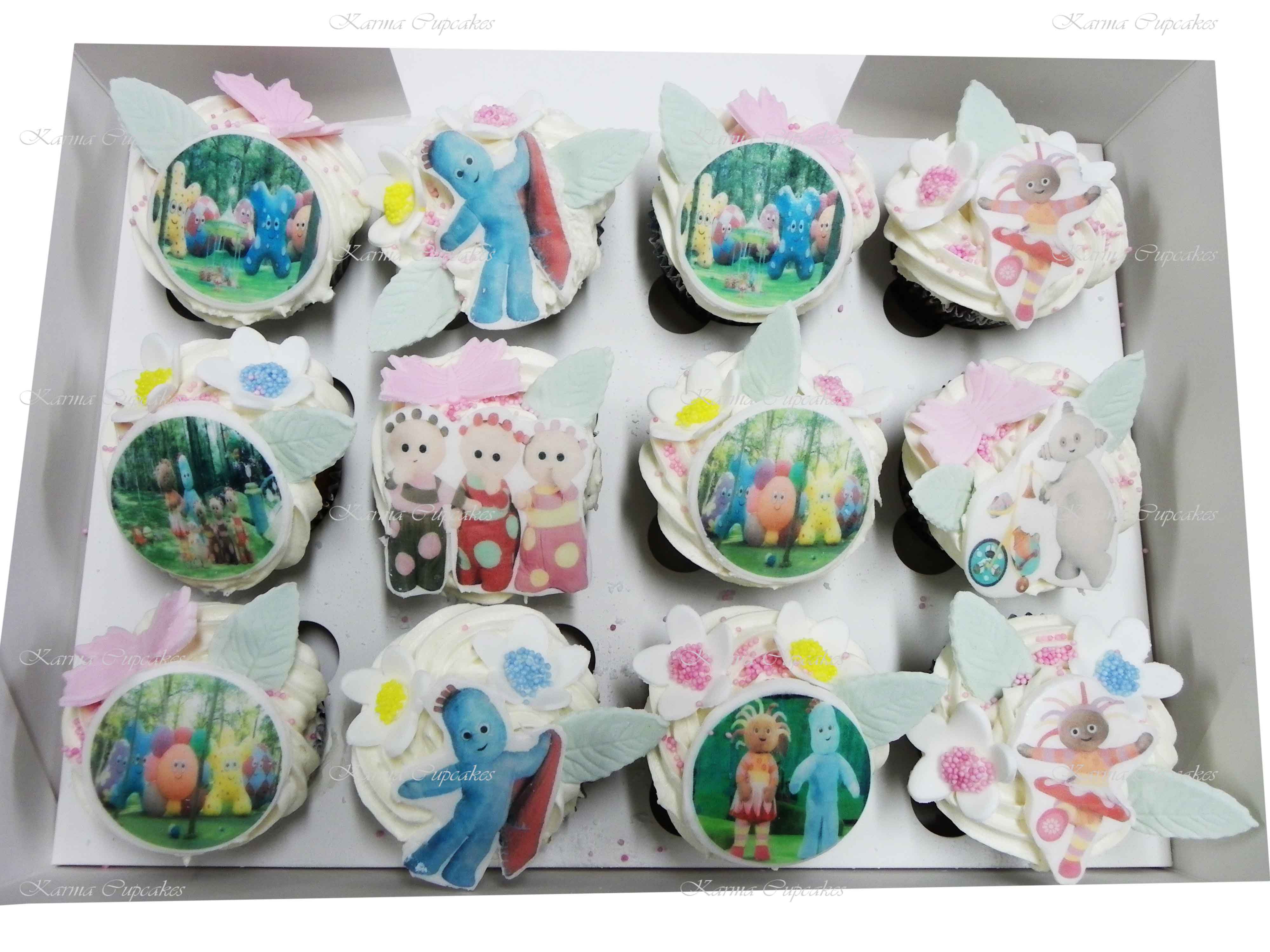 72 Piezas De Decoración Para Cupcakes De Animales Del