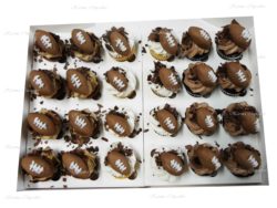 3D Football Mini Cupcakes