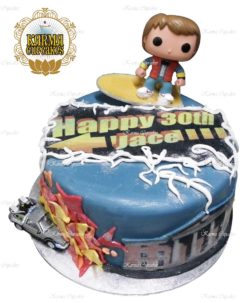 Back to the Future Birthday Cake