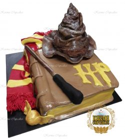 Harry Potter Book Cake