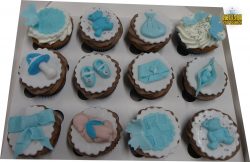 Baby Shower Cupcakes - All different designs (Blue or Pink)