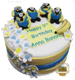 Minion 3D Cake