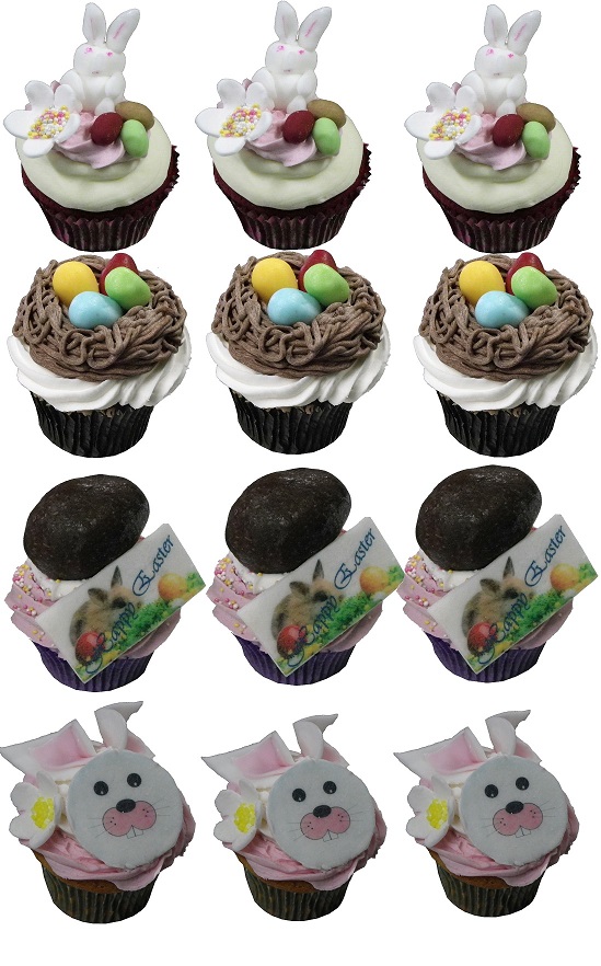 12 Easter Cupcakes