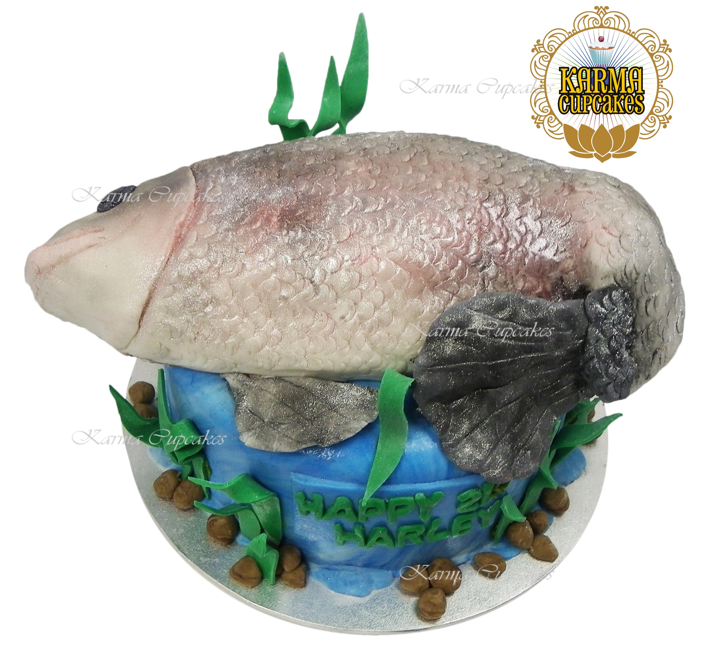 3D Fish Birthday Cake