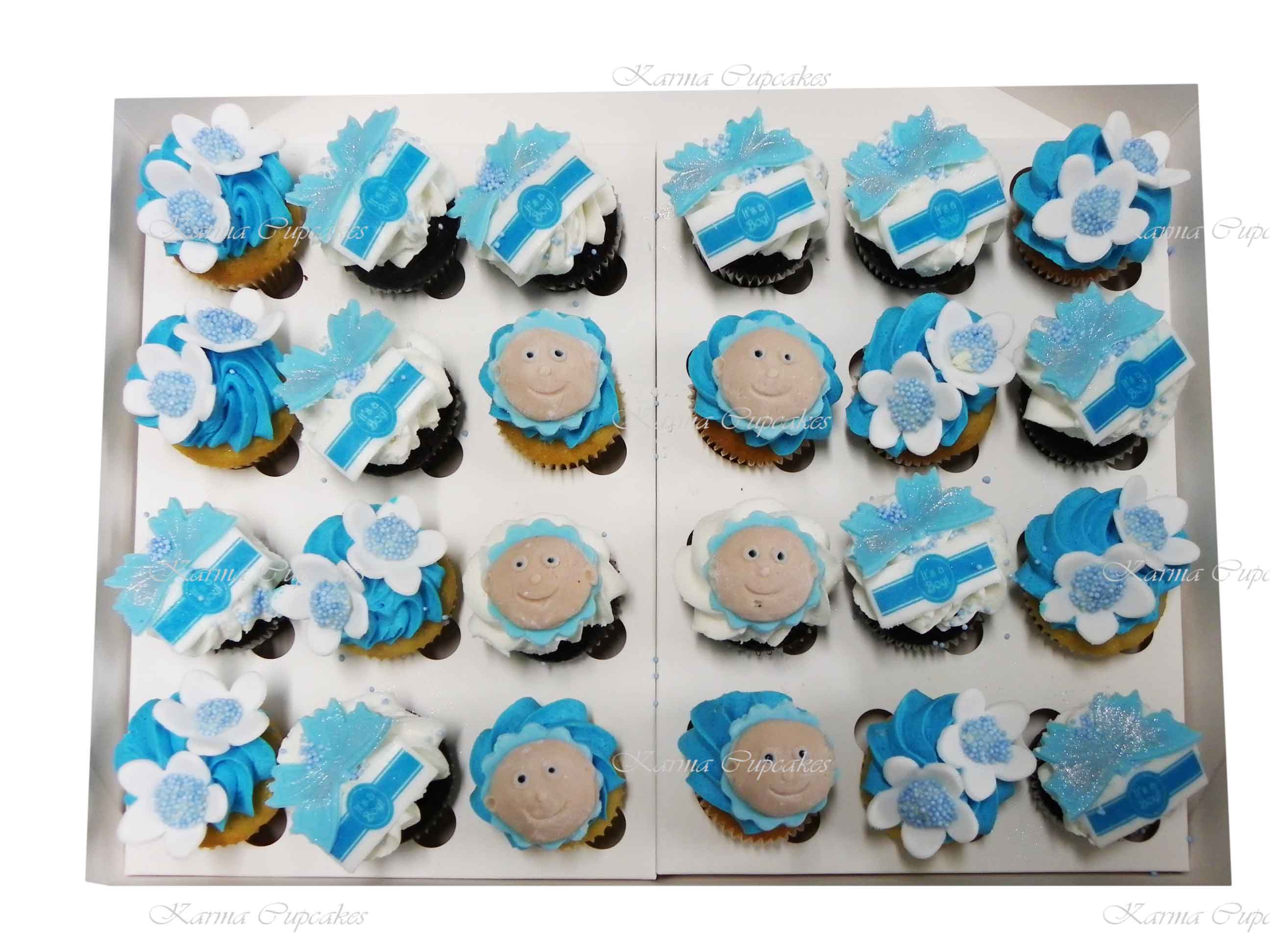 Baby Shower Mini Cupcakes