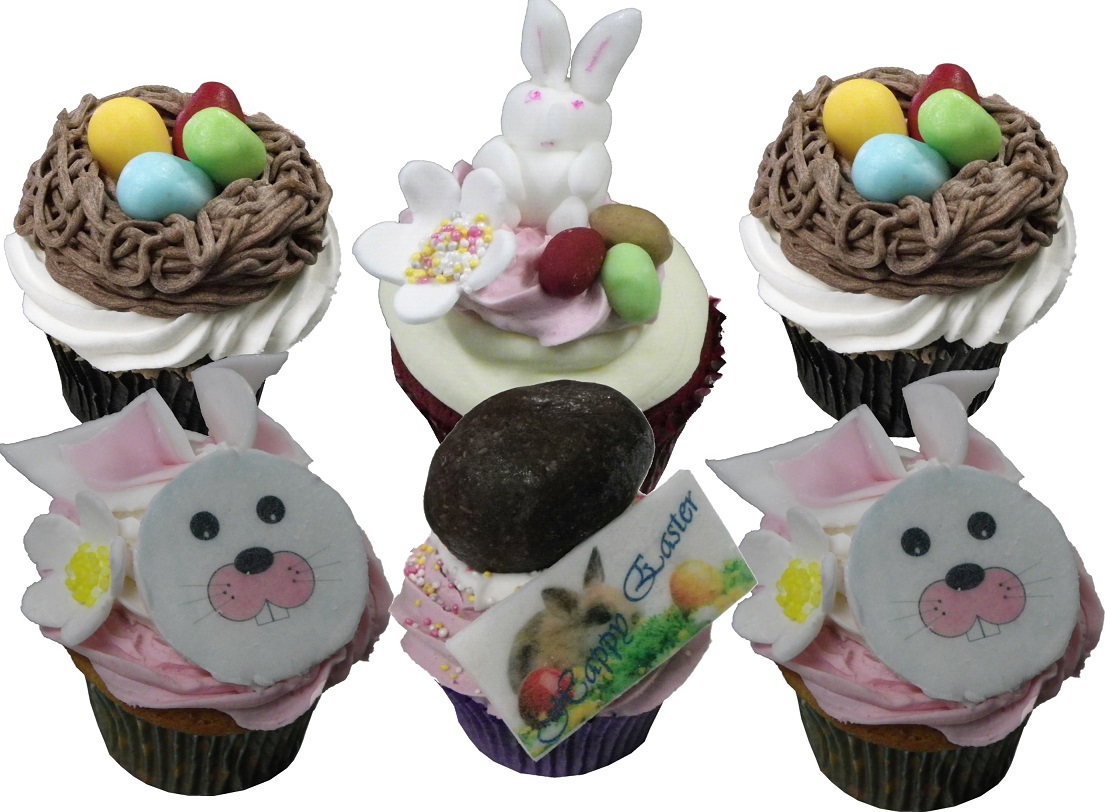 6 Easter Cupcakes