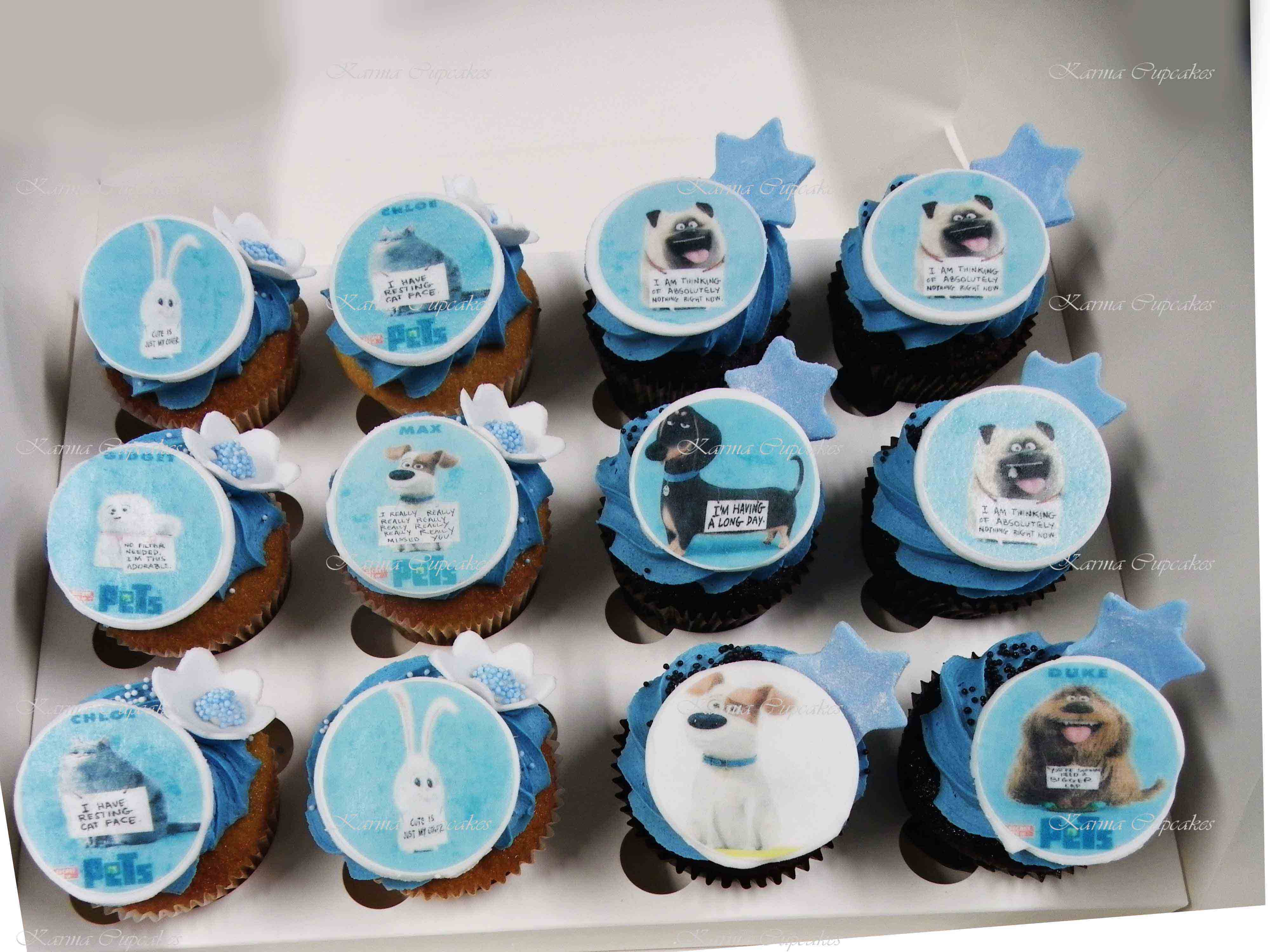 Pet Cupcakes with Edible Images