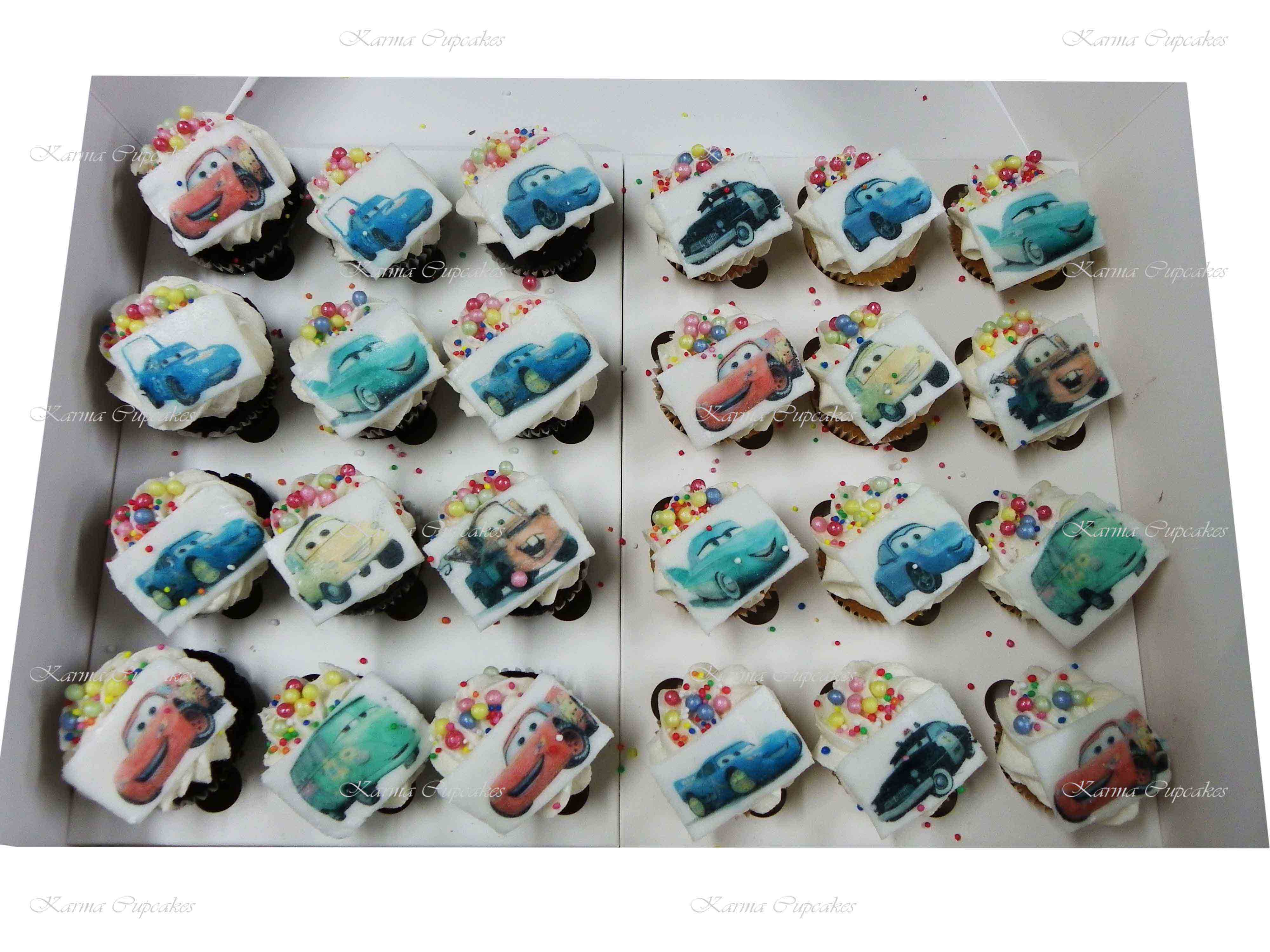 Cars Mini Cupcakes