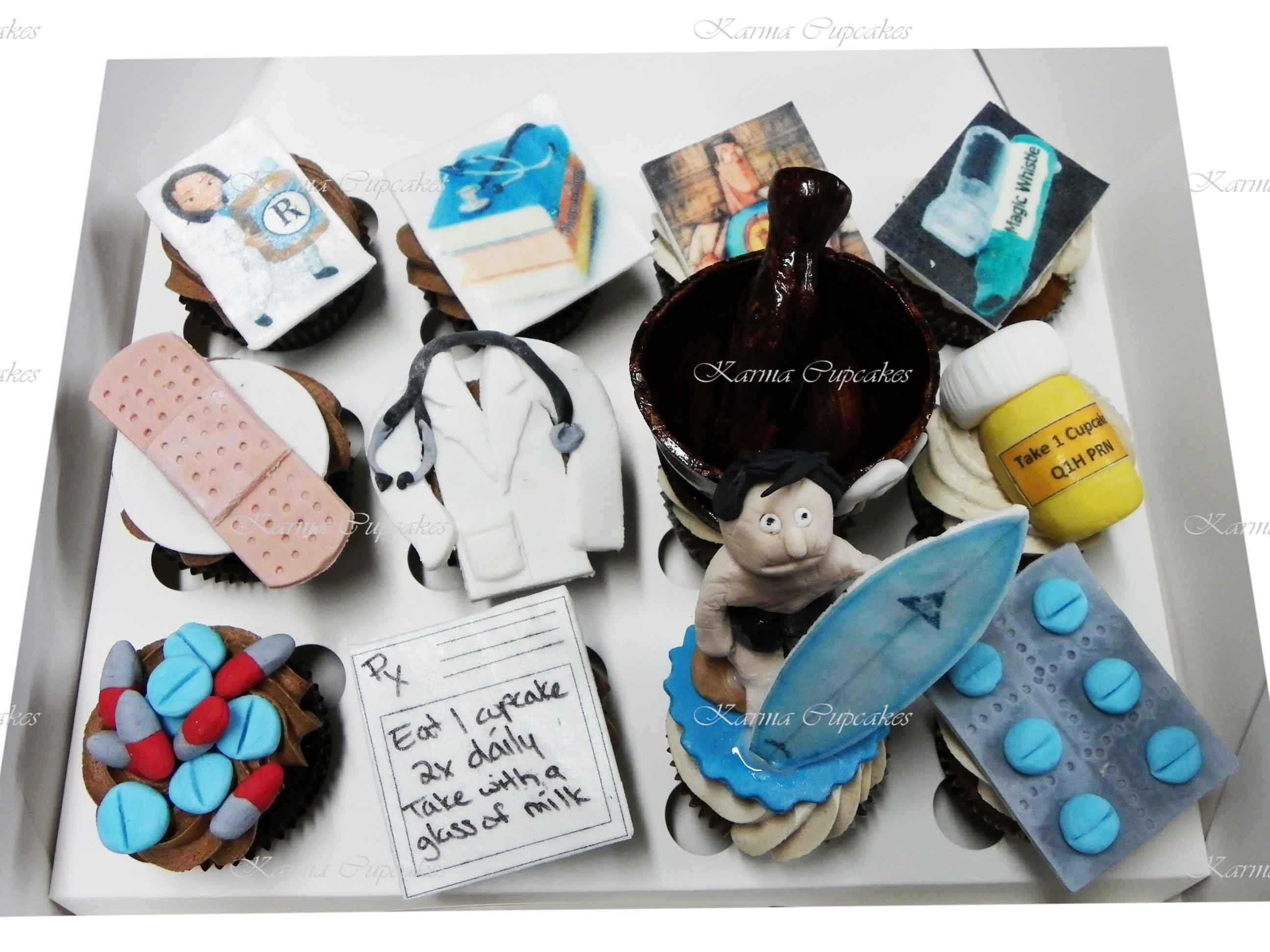 Medical 3D Cupcakes - Quote Required