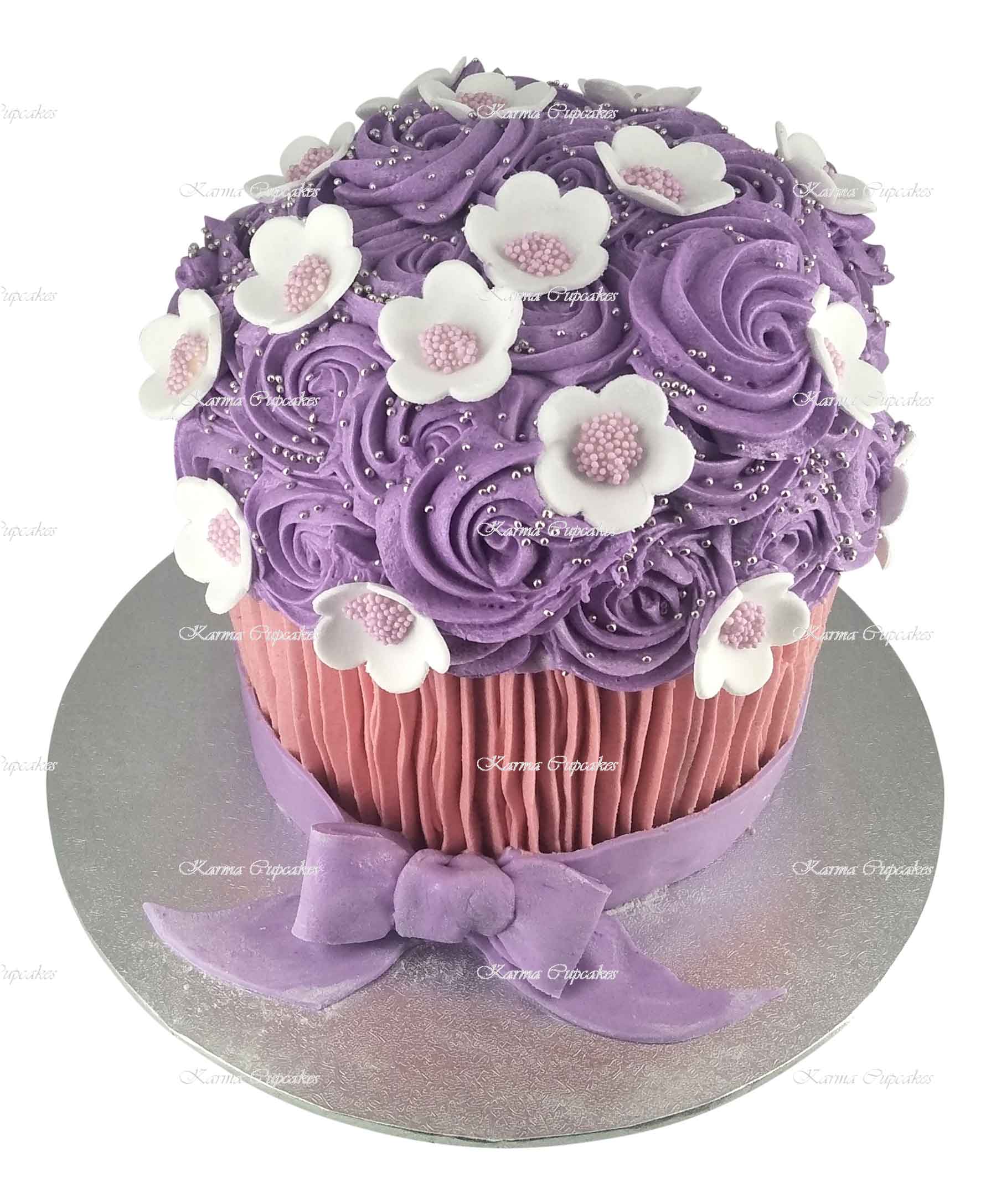 Pink-and-purple-giant-cupcake-(1)