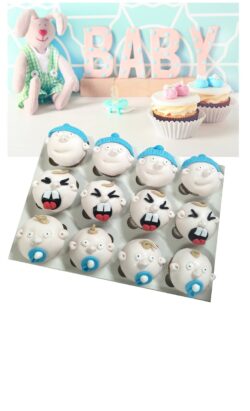Baby and Gender Reveal Cupcakes - TWO (2) BUSINESS DAYS NOTICE REQUIRED WITH A MINIMUM ORDER OF 12