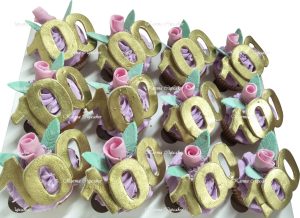 100th birthday centenary cupcakes