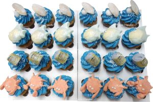 Beer Crab Fish Pearl Mini Cupcakes