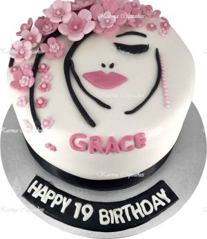 Elegant Birthday Cake