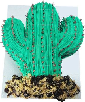 Cactus Slab Cake