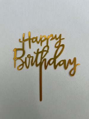 Happy Birthday Cupcake Topper