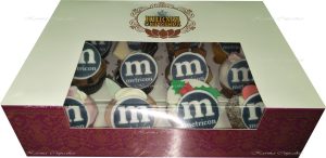 Christmas Themed Gourmet Cupcakes with your logo or photo. Minimum order 12