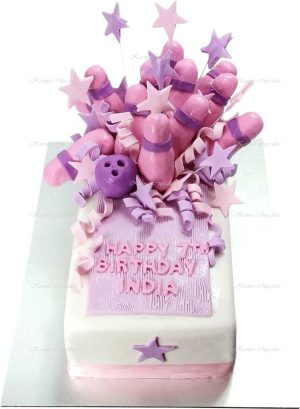 Ten Pin Bowling Slab Cake