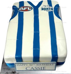 Football Jersey Slab Cake