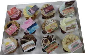 12 Petite High Tea Christmas Cupcakes