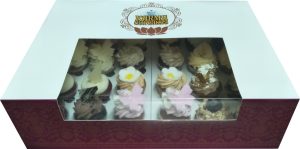 24 high tea mini cupcakes