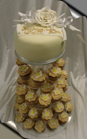 Gluten Friendly Mini Cupcake Tower