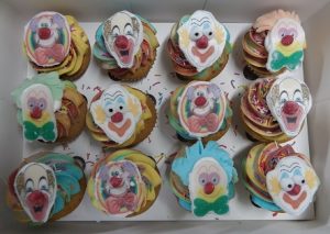 Mini Clown Cupcakes