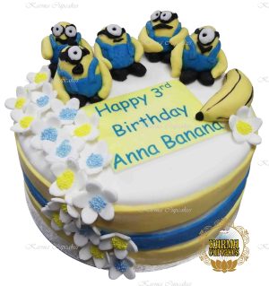 Minion 3D Cake