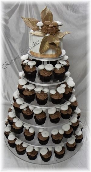 Forest Mushroom wedding cake