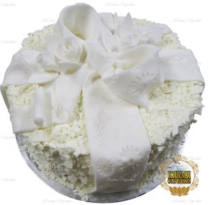 8″ White Chocolate Cake