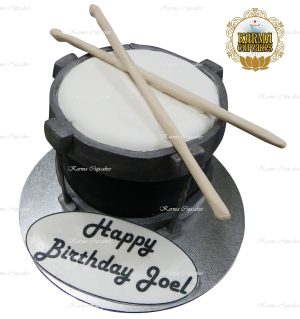 Drum Set Birthday Cake