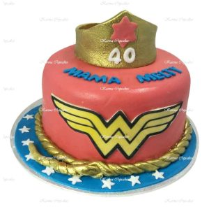 Wonder Woman Birthday Cake